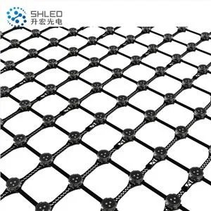 Iluminación de edificios Pantalla de malla de píxeles LED Pantalla de cortina LED