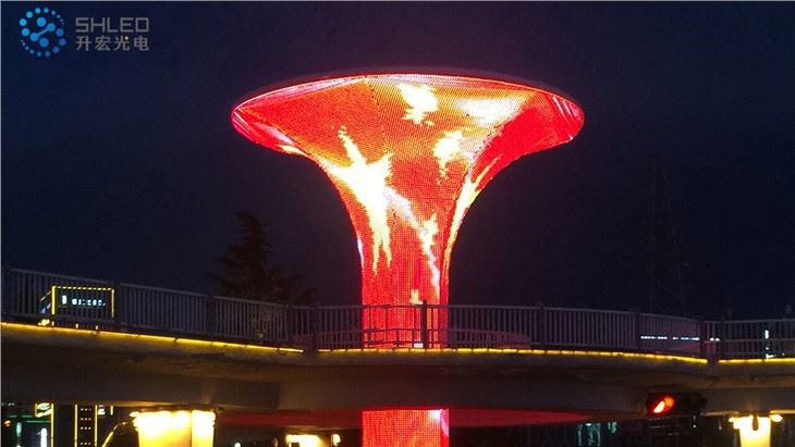 Flexible LED Pixel Mesh Screen