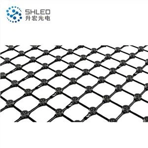 Pantalla de visualización de rejilla flexible para exteriores Pantalla de visualización de medios suaves